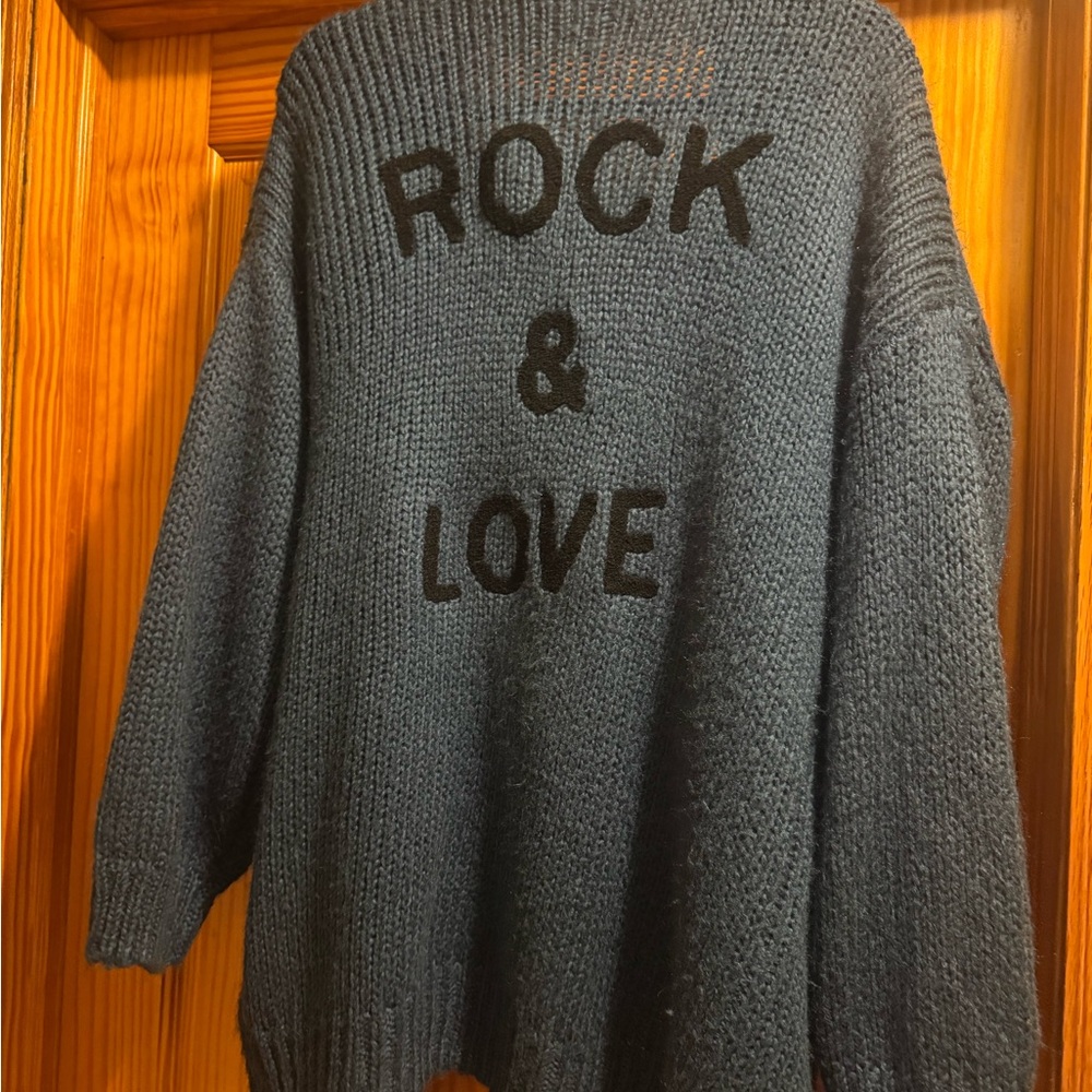 Rock & Love Knit Sweater - Black